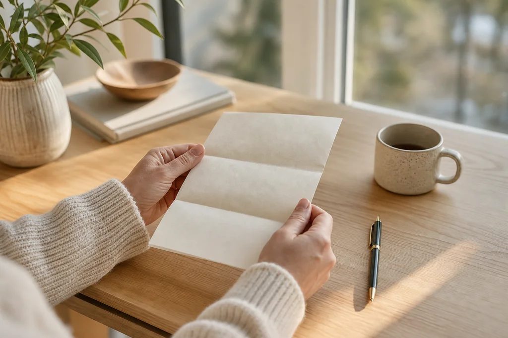 Mortgage renewal letter on a desk